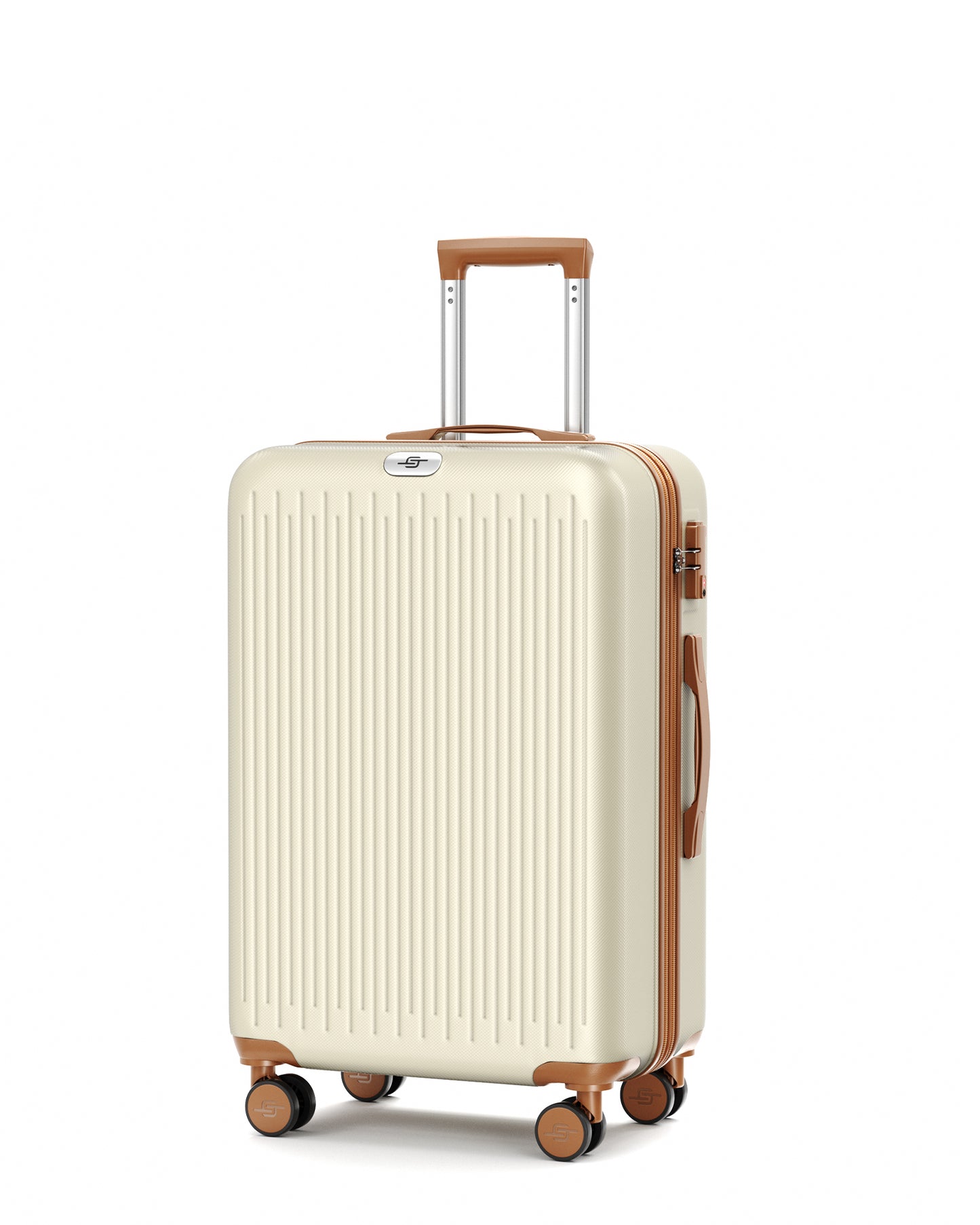 Expandable Carry on Luggage Lightweight Suitcase with Double Spinner Wheels and TSA Lock