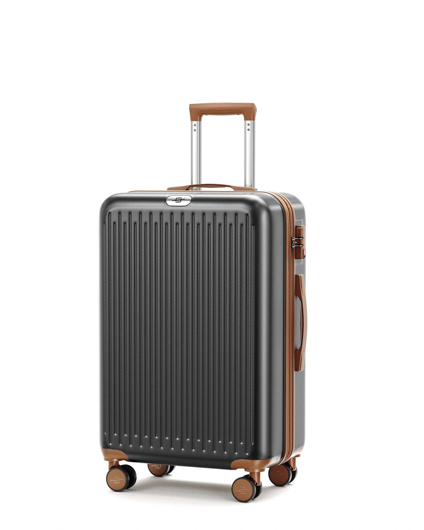 Expandable Carry on Luggage Lightweight Suitcase with Double Spinner Wheels and TSA Lock
