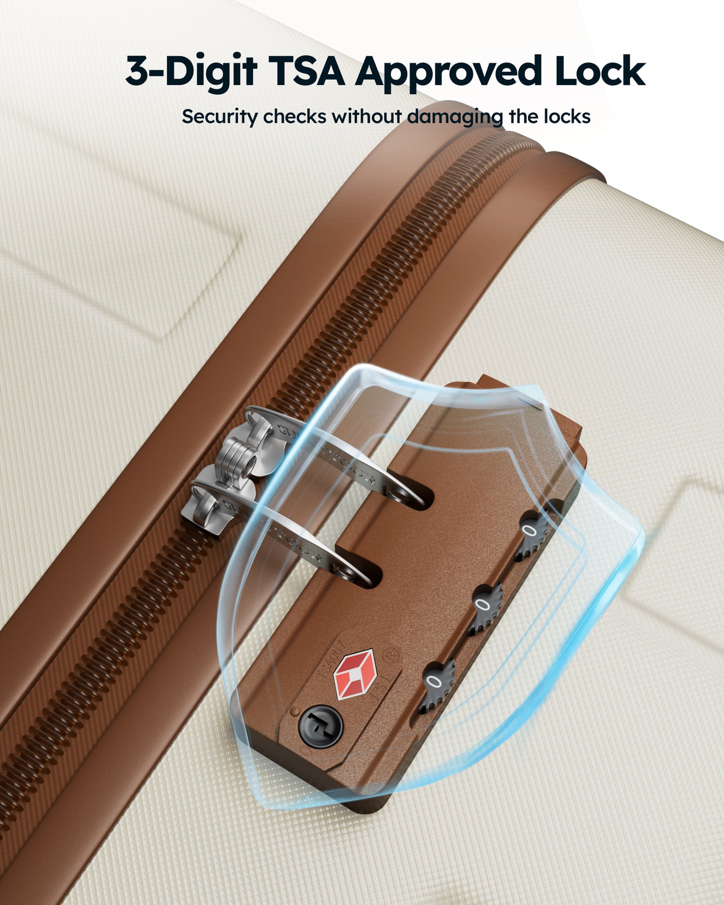 2 Piece Luggage Sets, ABS Hardside Spinner Suitcase with Wheels and TSA Lock, 20 Carry-on and 28 Checked Luggage