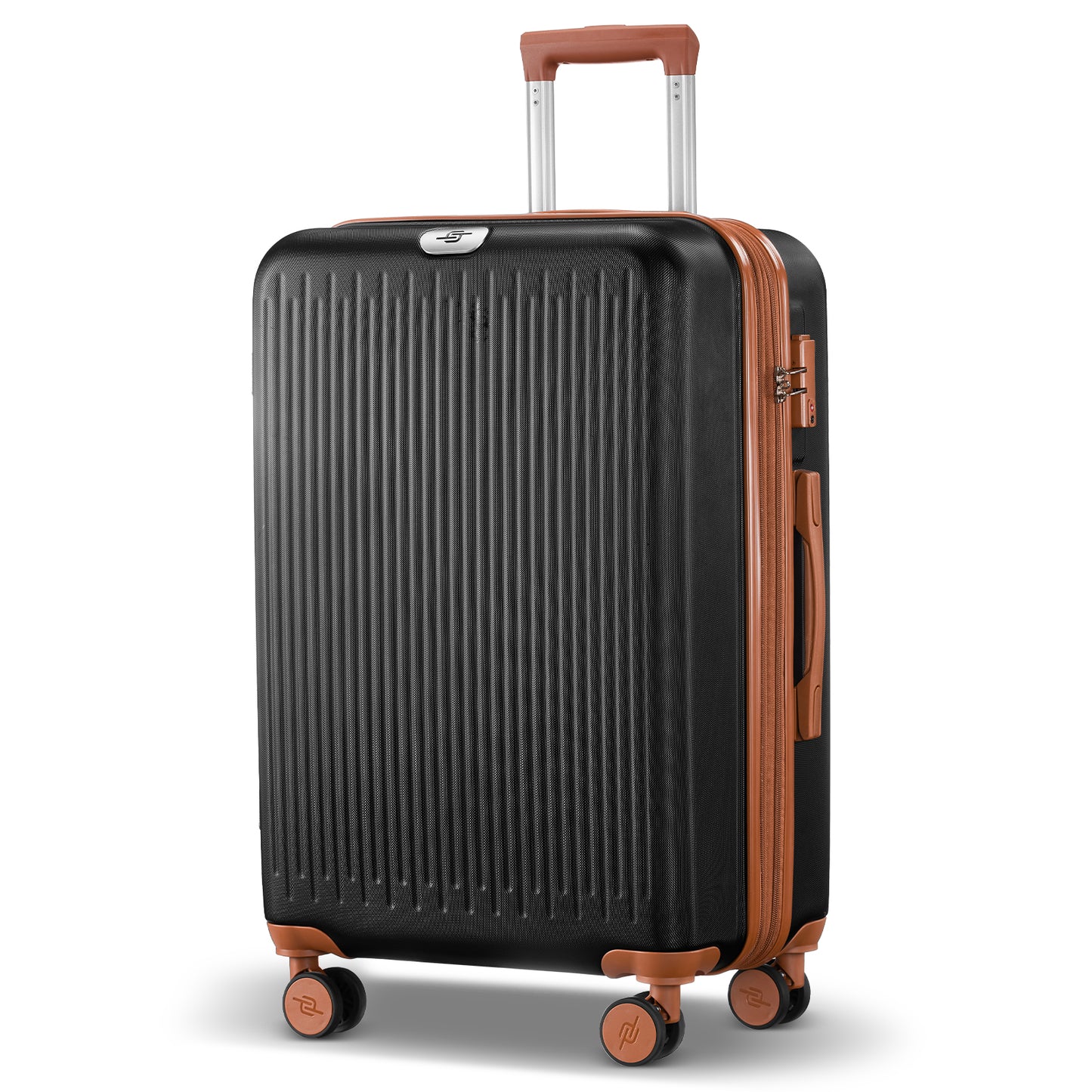 Expandable Carry on Luggage Lightweight Suitcase with Double Spinner Wheels and TSA Lock