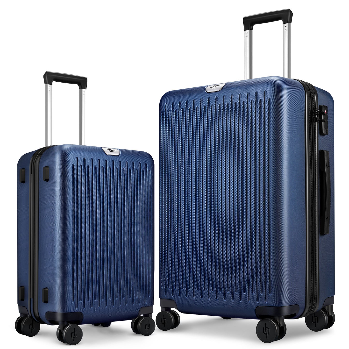 Hard Expandable Luggage Sets with Double Spinner Wheels, TSA Lock, 3-Piece Suitcase Sets