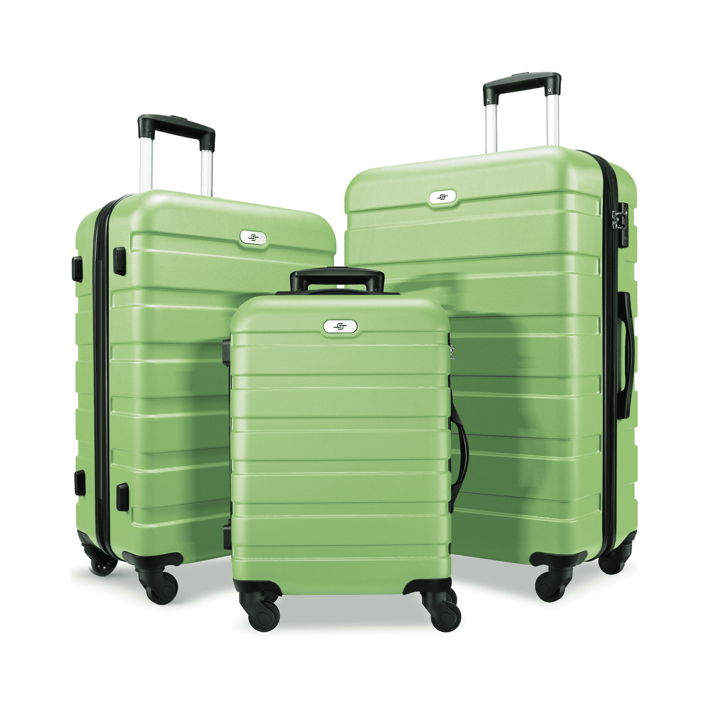 3 Piece Luggage Sets Hard Shell Suitcase Set with Spinner Wheels for Travel Trips Business 20" 24" 28"