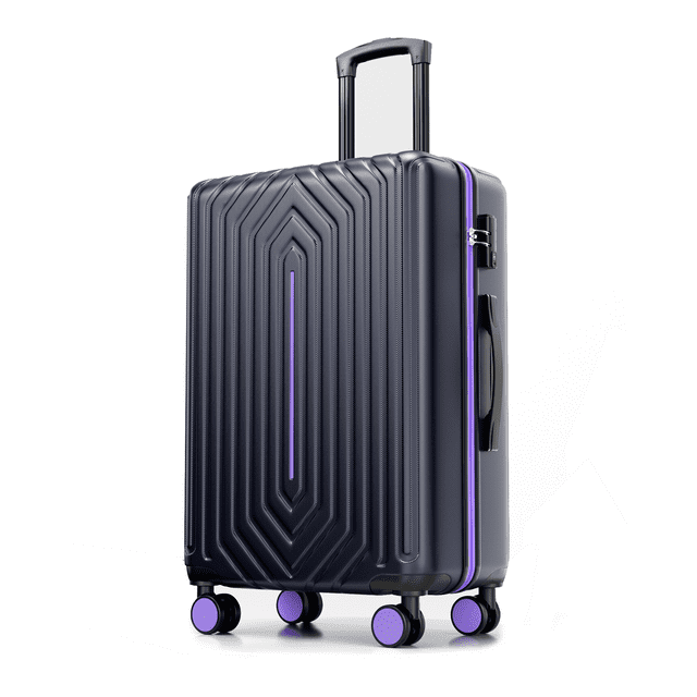 3 Luggage Sets ABS Hardshell Suitcase Set with TSA Lock Durable Spinner Wheels Suitcase