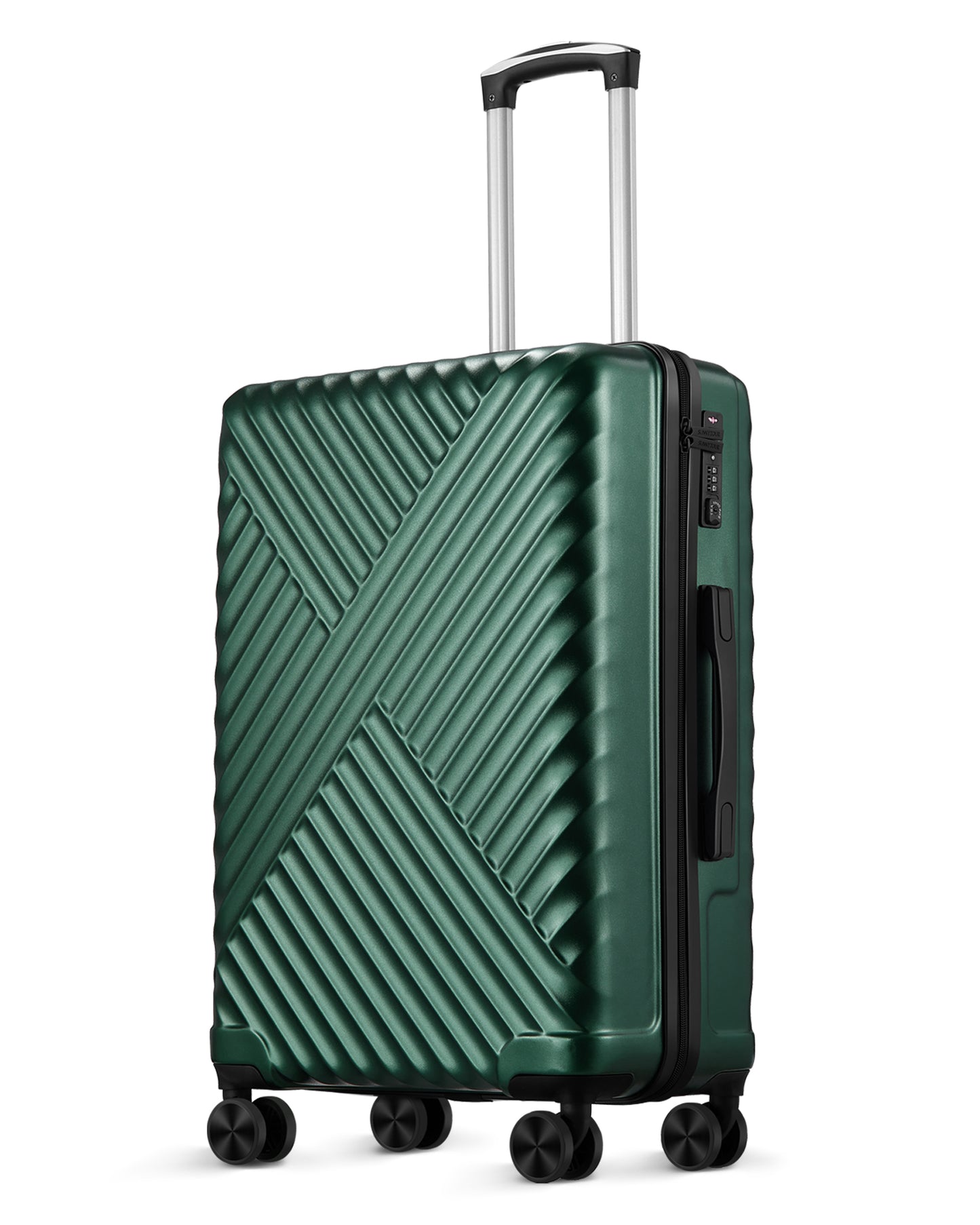 Suitour Hardside Luggage with Spinners,Checked luggage 28-Inch