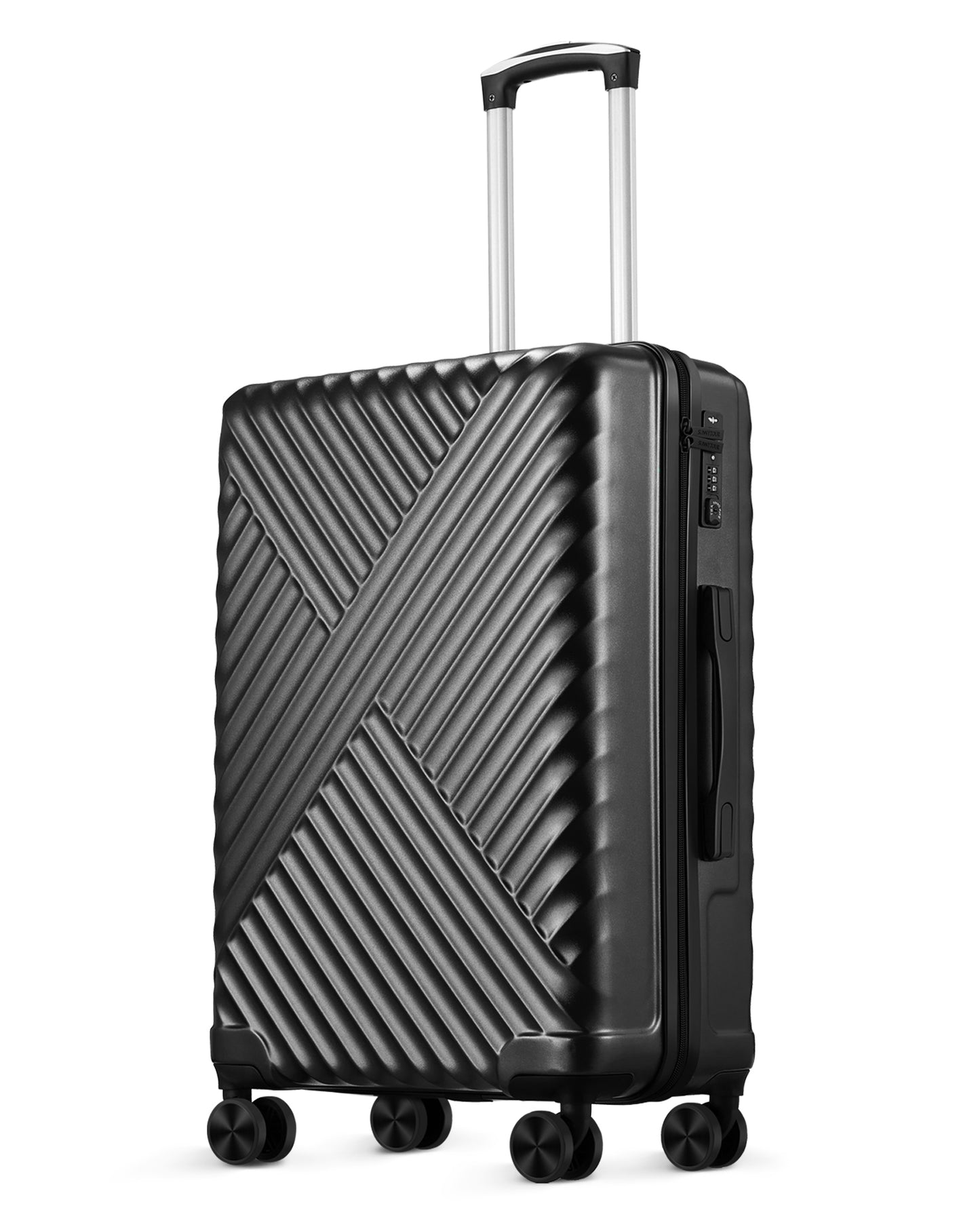 Suitour Hardside Luggage with Spinners,Checked luggage 28-Inch