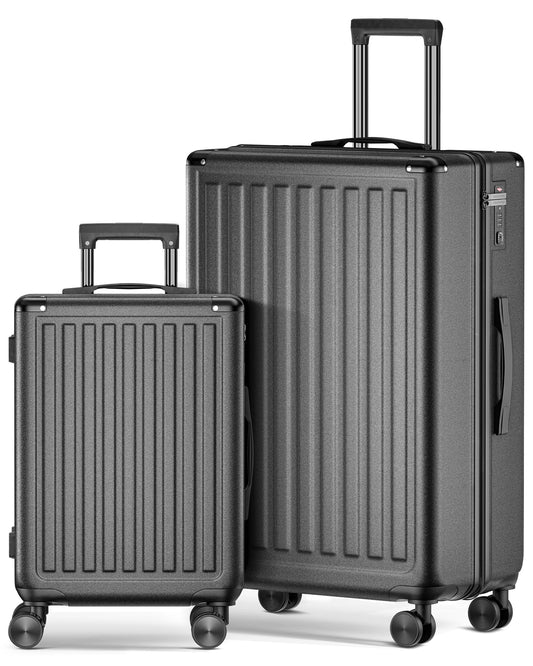 Suitour Luggage Sets 2 Piece Suitcase Set 20/28,PC+ABS Hardside Material Suitcases with Spinner Wheels